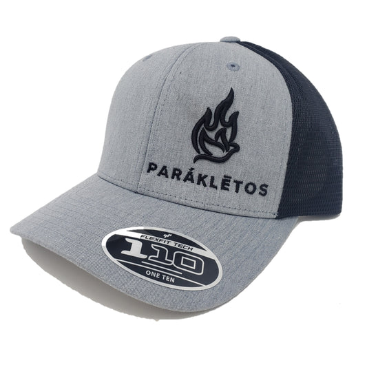 Paráklētos 3D Puff Snapback (Left Side) 2-Tone Heather/Black